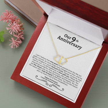 9th Anniversary Everlasting Love Necklace - Love You This Much